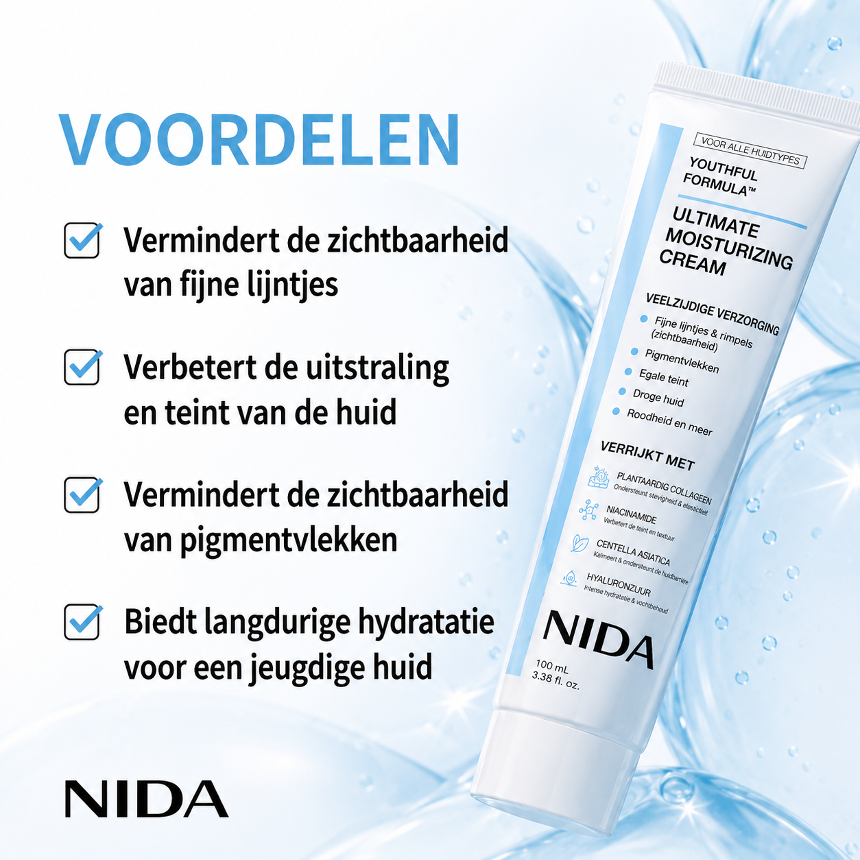 NIDA Youthful Formula + Revive Eye Cream bundel