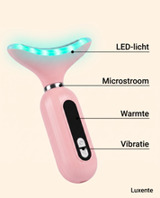 Luxente SkinLift™ – hoe het werkt: LED-licht, microstroom, warmte en vibratie