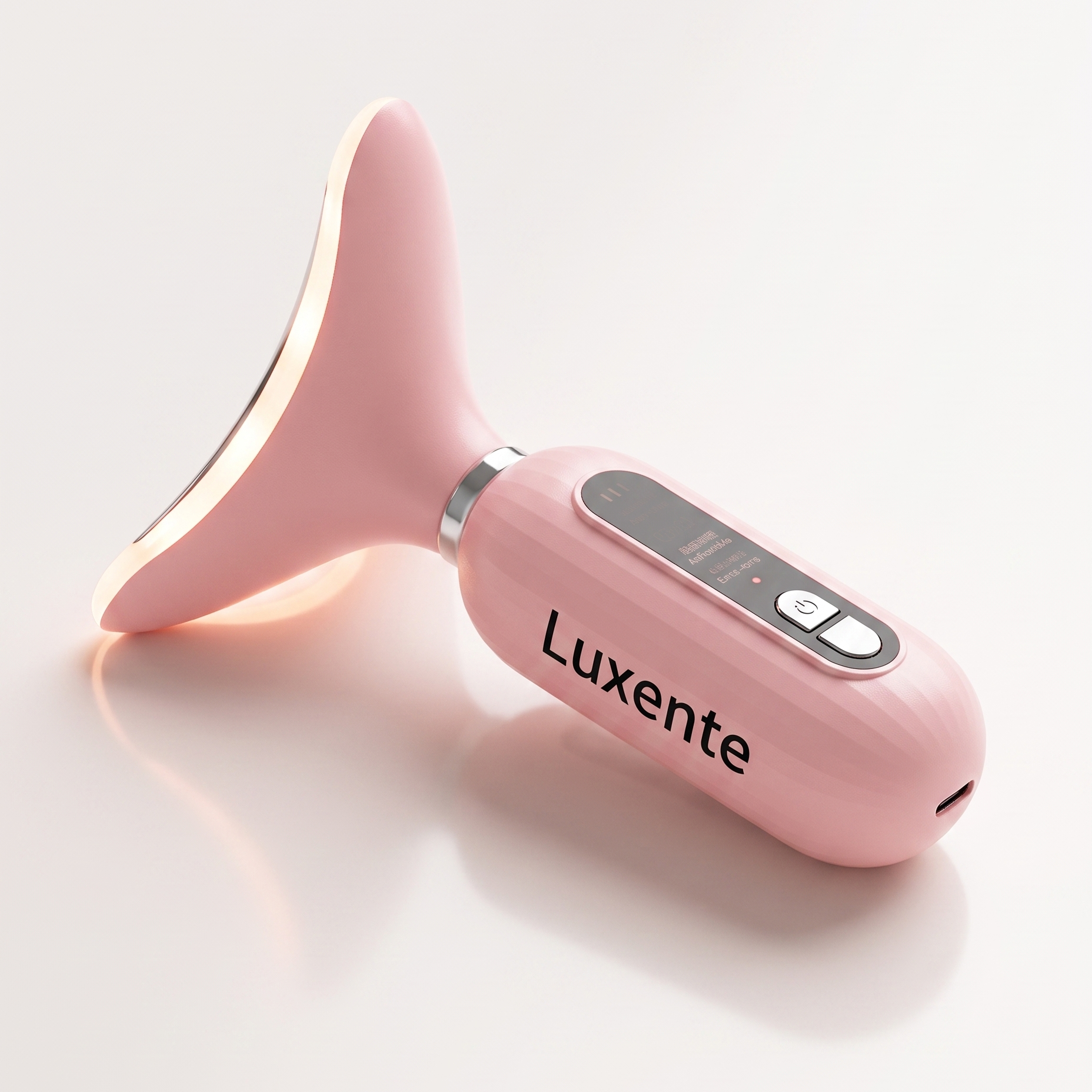 Luxente SkinLift™ – roze nek- en kaaklijnapparaat productfoto